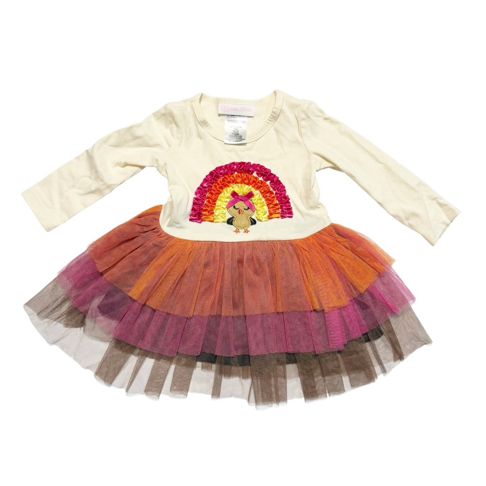 Bonnie Baby Thanksgiving Tutu Dress size 12M